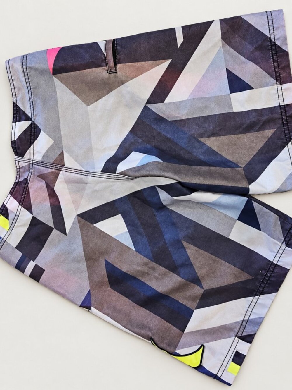 Abstract Geometric Board Shorts - Picture 2 of 6